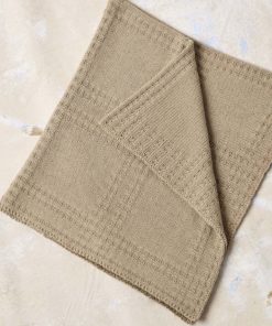 Strickset Babydecke aus Baby Cotton Naturally Colored von Lang Yarns