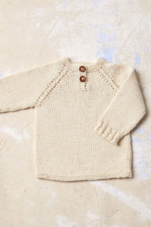 Strickset Pullover Top Down Aus Baby Cotton Naturally Colored Von Lang Yarns