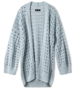 Strickset Cardigan Mit Strukturlochmuster Aus Landlust Baumwolle Von Lana Grossa 4 Fs2025 Journal 69 Lana Grossa 9230069 M21 Mf2