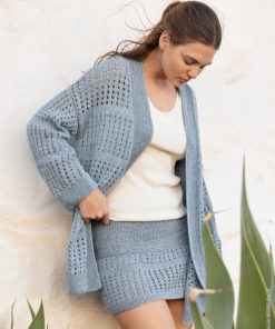 Strickset Cardigan Mit Grafischen Muster aus Campo von Lana Grossa