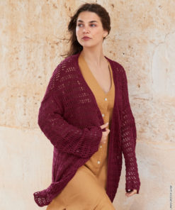 Strickset Top Down Cardigan aus Campo von Lana Grossa
