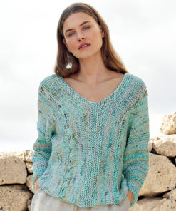 Strickset Pullover Quer Gestrickt aus Promessa und Torto von Lana Grossa