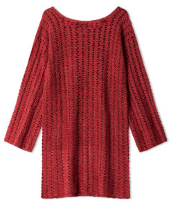 Strickset Häkelkleid Mit Tiefen Rückenschlitz Aus Diversa Von Lana Grossa 4 Fs2025 Journal 69 Lana Grossa 9230069 M40 Mf2