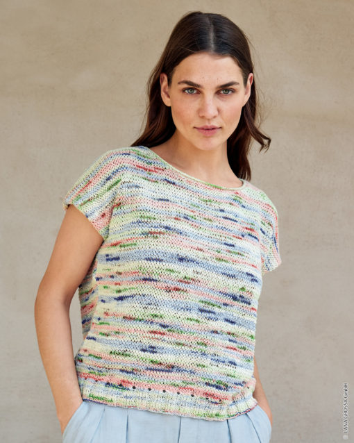 Strickset Shirt Glatt Rechts Aus Torto Von Lana Grossa