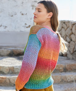 Strickset Pullover Mit Langen Ärmeln Aus Cotonella Von Lana Grossa 5 Fs2025 Journal 69 Lana Grossa 9230069 M55 Mf3