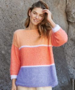 Strickset Pullover Mit Blockstreifen aus Finito von Lana Grossa