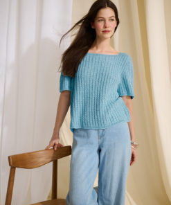Strickset Top Down Shirt aus Campo von Lana Grossa