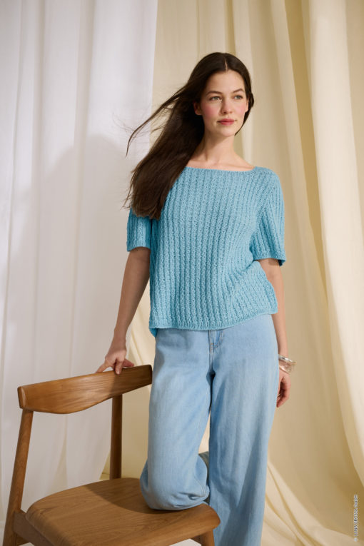 Strickset Top Down Shirt Aus Campo Von Lana Grossa