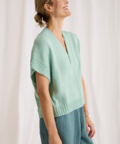 Strickset Pullunder Mit V-ausschnitt aus Summer Cashmere von Lana Grossa