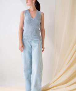 Strickset Top Down Top Im Halbpatent aus Landlust Baumwolle von Lana Grossa