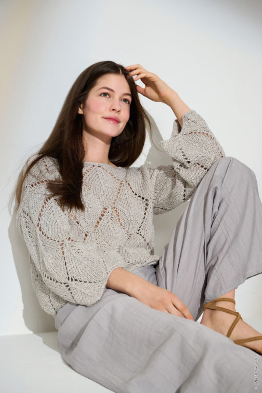 Strickset Pullover Mit Rautenmuster Aus Campo Von Lana Grossa
