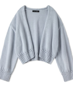 Strickset Cardigan Mit Zopfmuster-Details Aus Promessa Von Lana Grossa 4 Fs2025 Classici 28 Lana Grossa 9230228 M21 Mf2