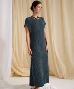 Strickset Kleid Im Patentmuster aus Elastico von Lana Grossa