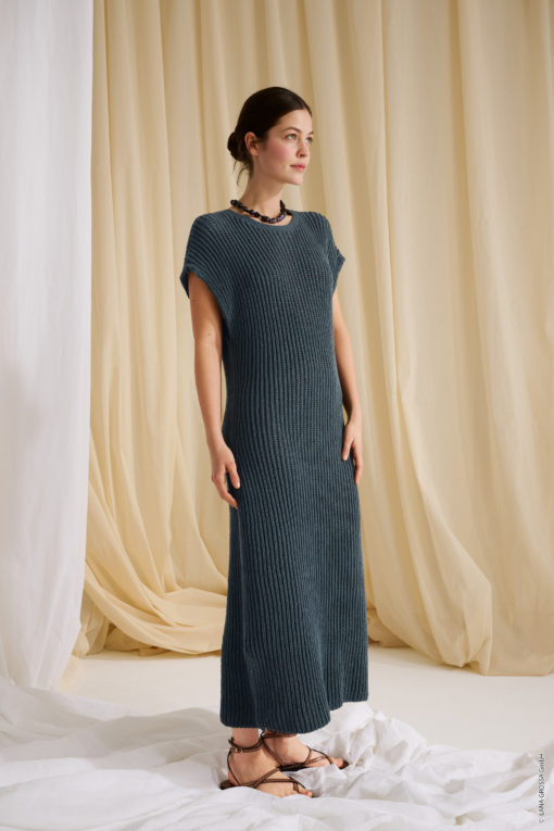 Strickset Kleid Im Patentmuster Aus Elastico Von Lana Grossa