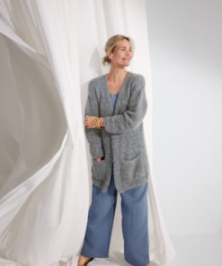 Strickset Jacke Mit Gürtel aus Alta Moda Cotolana und Silkhair von Lana Grossa