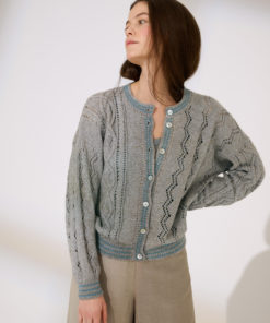 Strickset Kurzer Cardigan aus Diversa von Lana Grossa