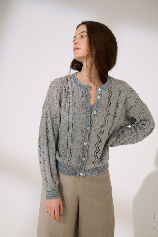 Strickset Kurzer Cardigan Aus Diversa Von Lana Grossa