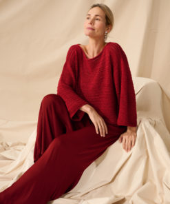 Strickset Pullover Mit Fallmaschenmuster aus Linarte von Lana Grossa