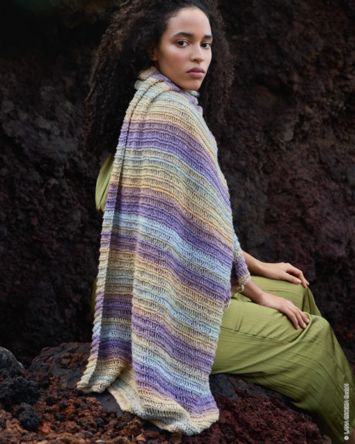 Strickset Stola Aus Gomitolo Mambo Von Lana Grossa