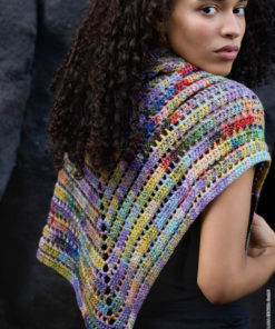 Strickset 2-knäuel-häkel-dreieckstuch aus Cotonella Multi von Lana Grossa