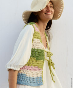 Strickset Weste In Filethäkelei Aus Natural Cotton Gots Von Lana Grossa 5 Fs2025 Haekeln 08 Lana Grossa 9231319 M10 Mf3