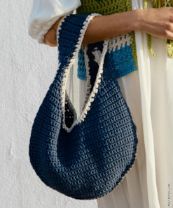 Strickset Tasche In Festen Maschen aus Natural Cotton Gots von Lana Grossa