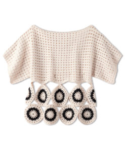 Strickset Shirt Im Stäbchen-Lochmuster Mit Rosetten Aus Campo Von Lana Grossa 4 Fs2025 Haekeln 08 Lana Grossa 9231319 M1 Mf2