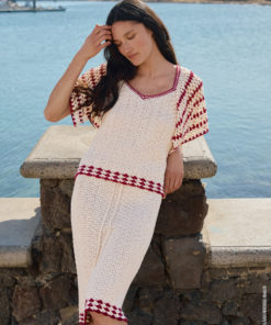 Strickset Rock Im Muschelmuster aus Campo von Lana Grossa