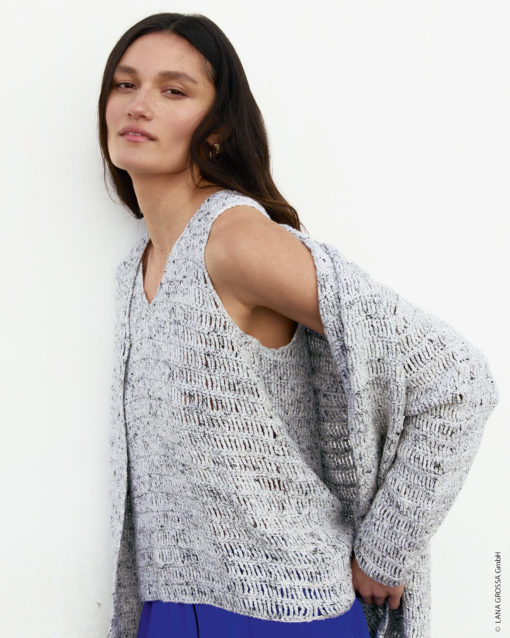 Strickset Top In Festen Maschen Und Dreifachen Stäbchen Aus Maglia Von Lana Grossa