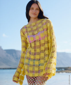 Strickset Tunika Im Karo-lochmuster aus Setapura von Lana Grossa