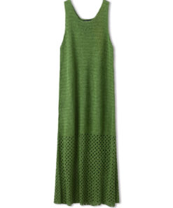 Strickset Kleid In Stäbchen Und Gittermuster Aus Solo Lino Von Lana Grossa 4 Fs2025 Haekeln 08 Lana Grossa 9231319 M37 Mf2