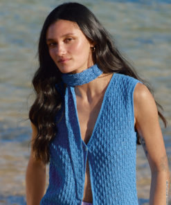Strickset Schal Im Reliefmuster aus Setapura von Lana Grossa