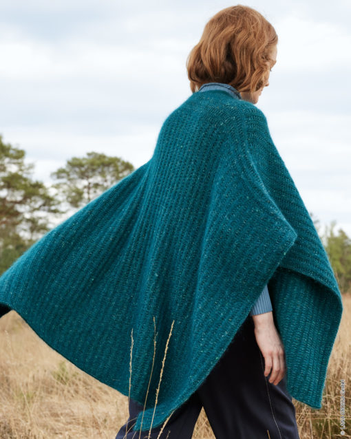 Poncho - Cashmere 16 Fine &Amp; Natural Superkid Tweed