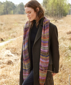 Strickset Schal aus Colorissimo, Ecopuno und Brillino von Lana Grossa