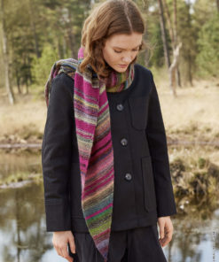 Strickset Asymmetrisches Tuch aus Colorissimo und Ecopuno von Lana Grossa