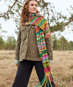 Strickset Schal Mit Rauten aus Farfalla von Lana Grossa