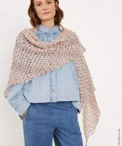 Strickset Häkeltuch Mit Noppen Aus Ecopuno, Silkhair Und Brillino Von Lana Grossa 5 Hw2025 Tuecher 09 Lana Grossa 9230867 M29 Mf3