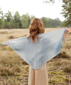 Strickset Faröertuch aus Cool Wool Lace von Lana Grossa