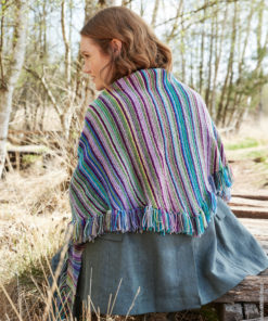 Strickset Dreieckstuch aus Farfalla und Cashmere 16 Fine von Lana Grossa