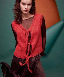Strickset Weste aus Venus von Lang Yarns