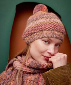 Strickset Mütze aus Aurora von Lang Yarns