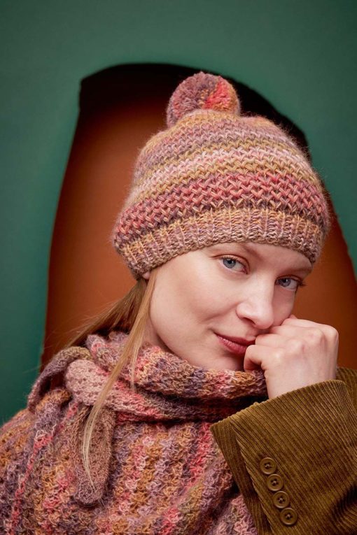 Strickset Mütze Aus Aurora Von Lang Yarns