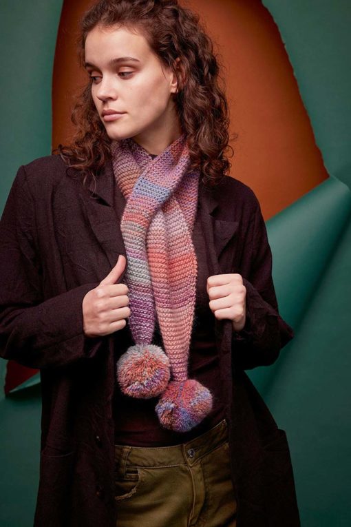 Strickset Schal Aus Aurora Von Lang Yarns