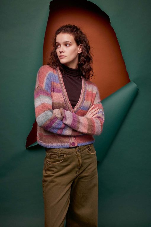 Strickset Jacke Aus Aurora Von Lang Yarns