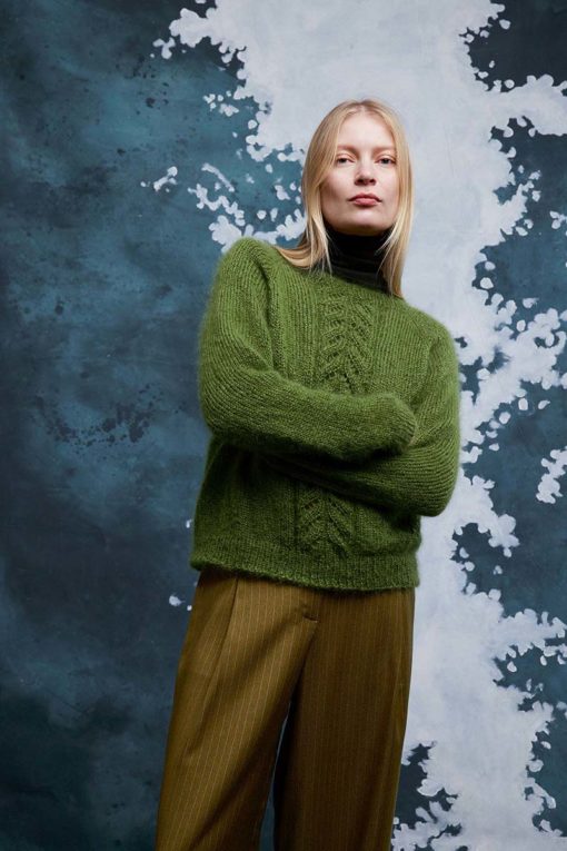 Strickset Pullover Topdown Aus Mohair Luxe Von Lang Yarns