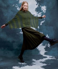 Strickset Poncho aus Mohair 21 und Paillettes von Lang Yarns