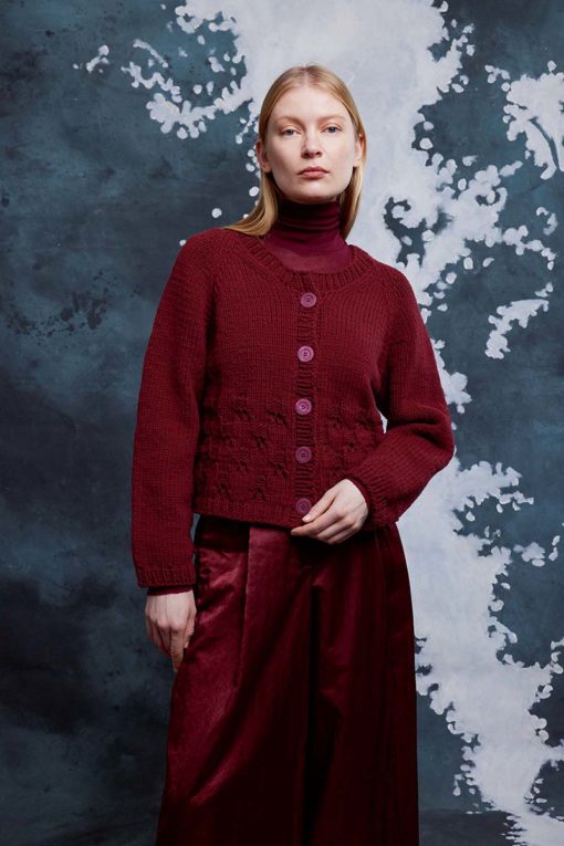 Strickset Jacke Topdown Aus Lambswool Von Lang Yarns