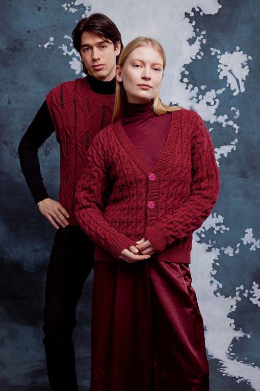Strickset Jacke Unisex Aus Yak Von Lang Yarns