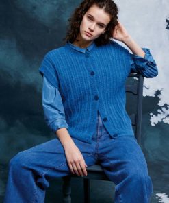 Strickset Weste aus Suri Alpaca von Lang Yarns