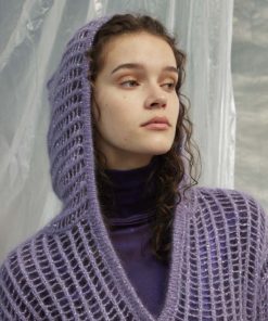 Strickset Kapuzenpullover Aus Mohair Luxe Und Paillettes Von Lang Yarns 5 286 059 001 D2